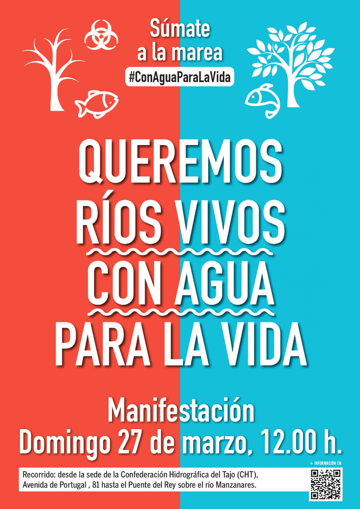 Manifestacin "Queremos ros vivos con agua para la vida"