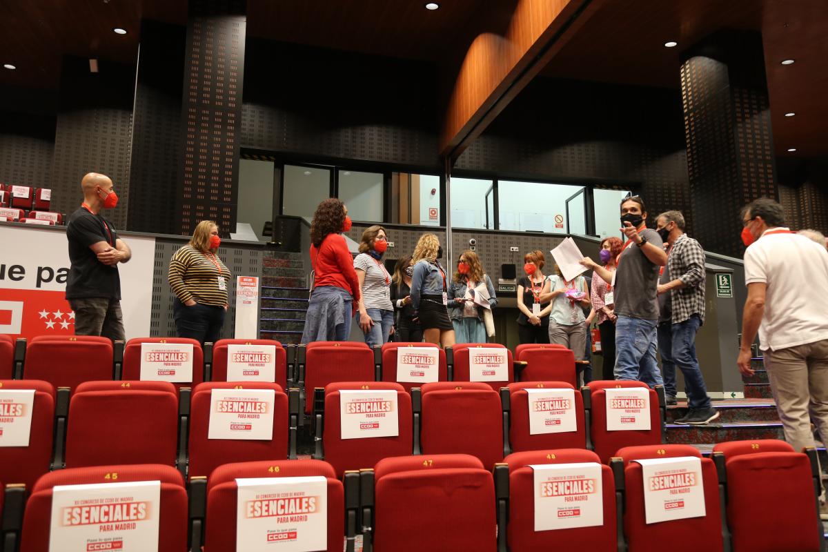 Galera fotogrfica inauguracin XII Congreso CCOO Madrid (da 2 junio maana)